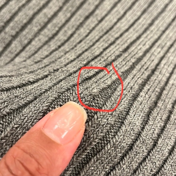 LUNYA Cozy Pima Alpaca Cotton Grey Pullover Sweater - Picture 11 of 13